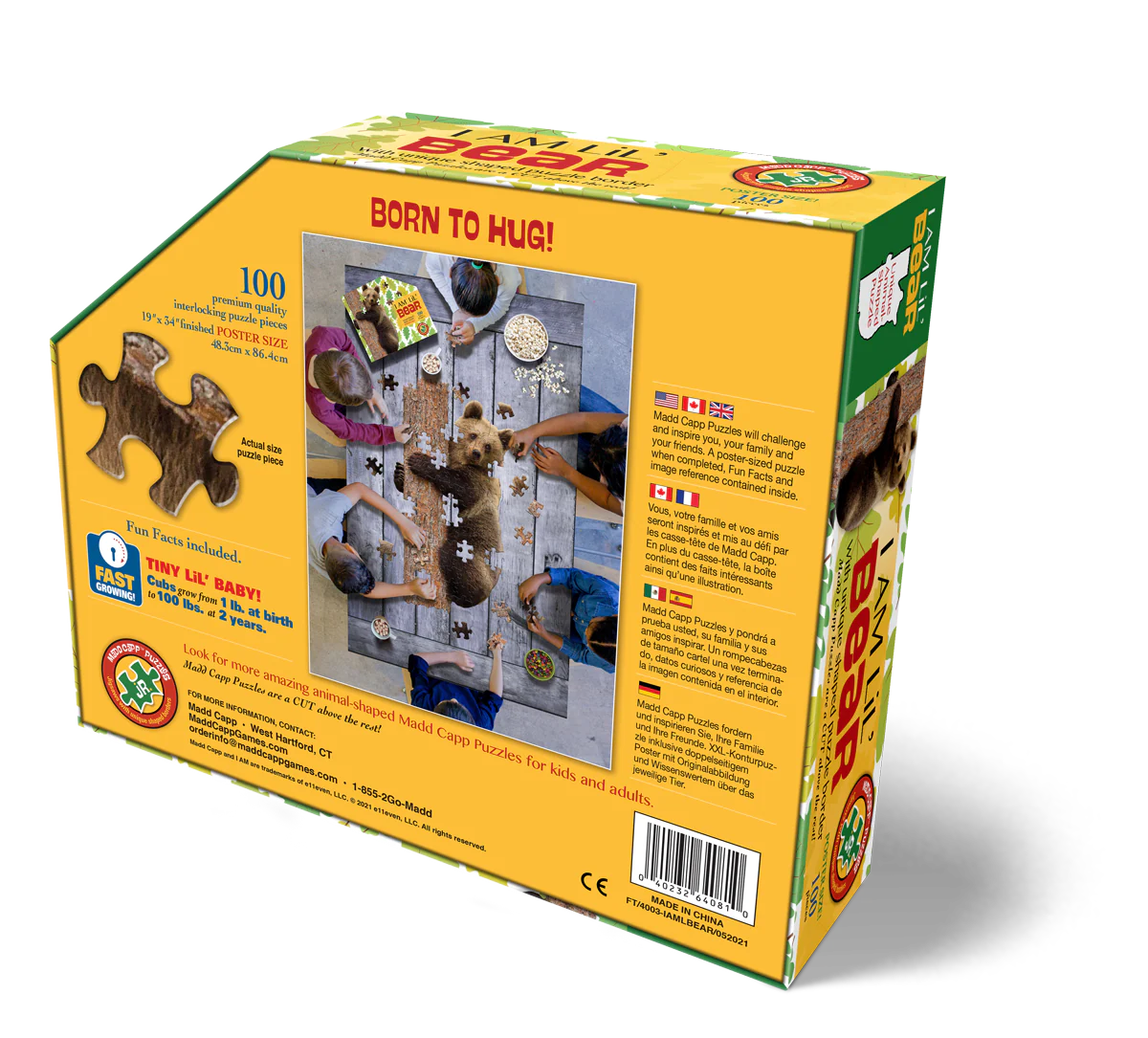 I Am Lil' Bear 100 Puzzle