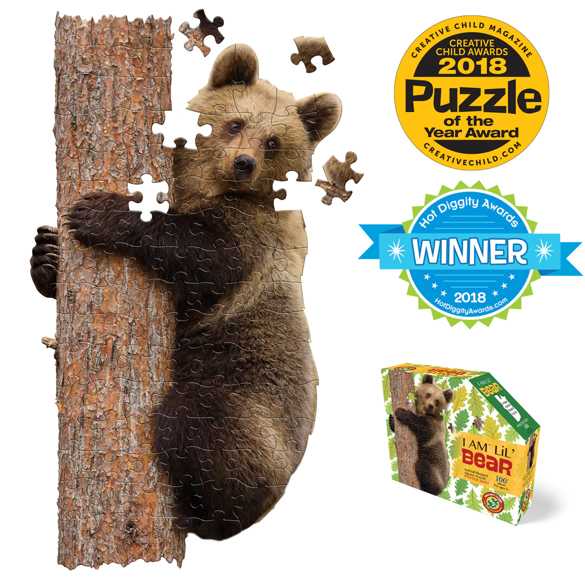 I Am Lil' Bear 100 Puzzle
