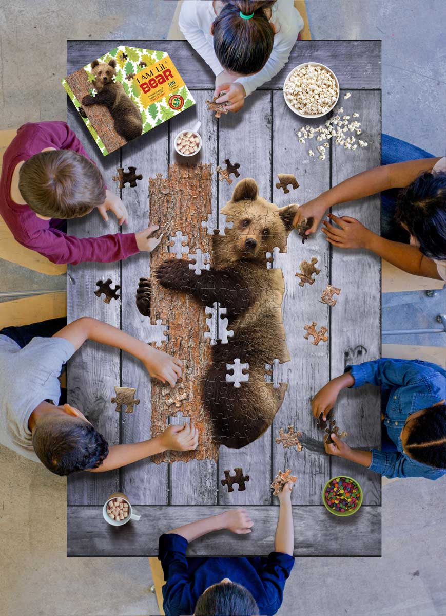 I Am Lil' Bear 100 Puzzle