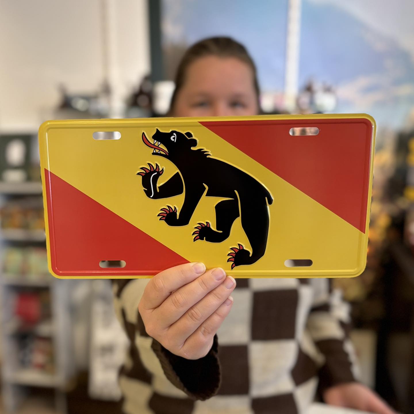 New Bern Flag License Plate