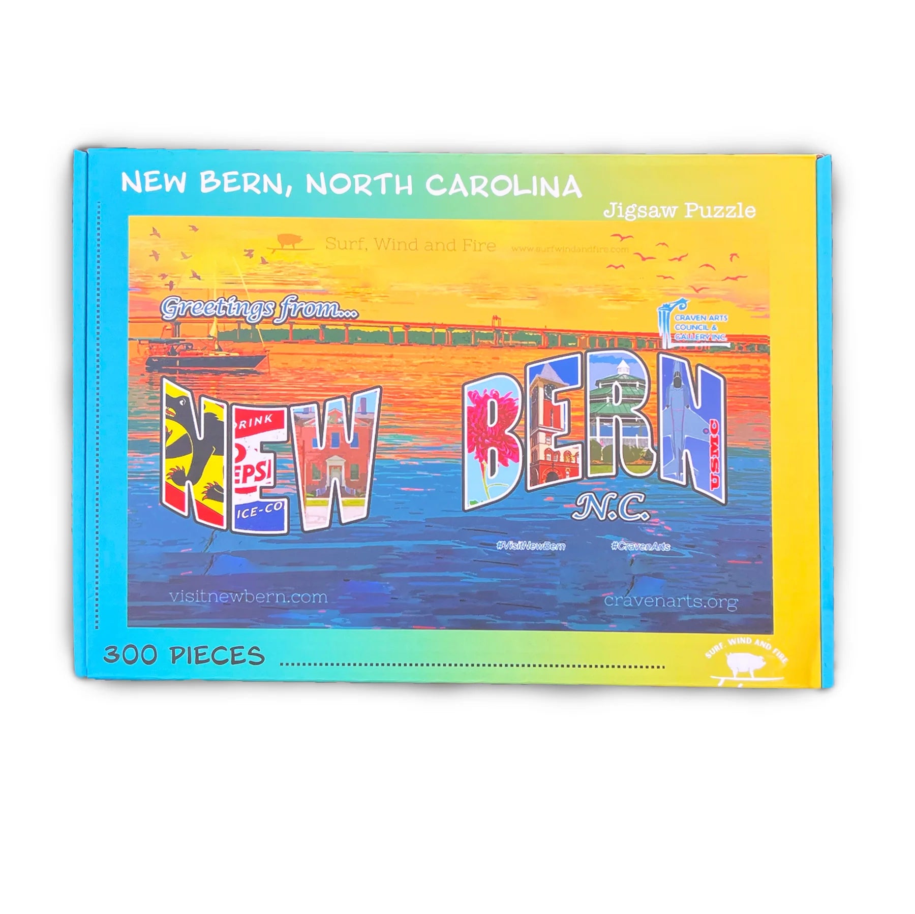 New Bern Mural 300 Puzzle