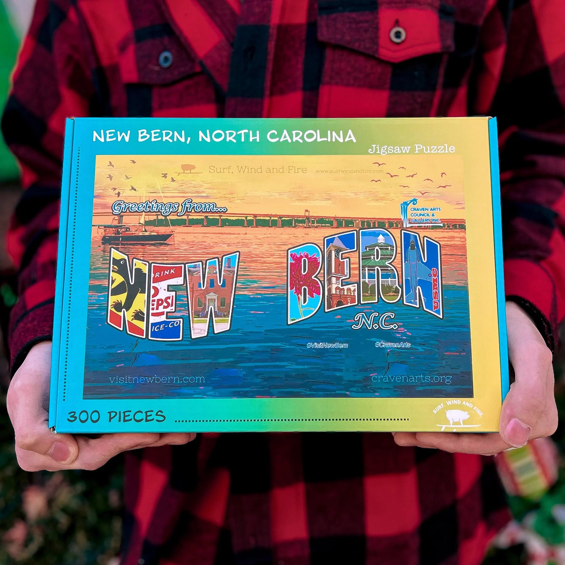 New Bern Mural 300 Puzzle