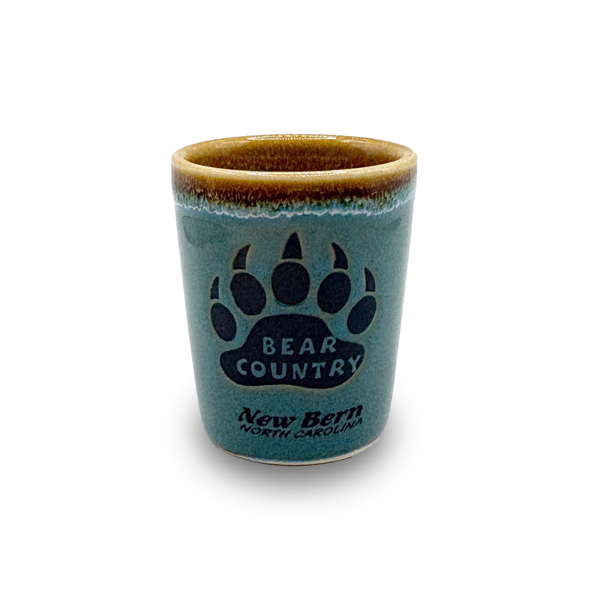 New Bern Bear Country Shot Glass