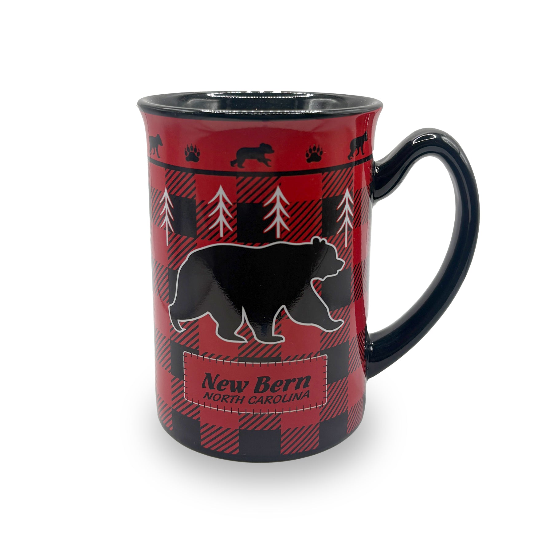 Plaid Bear Mug