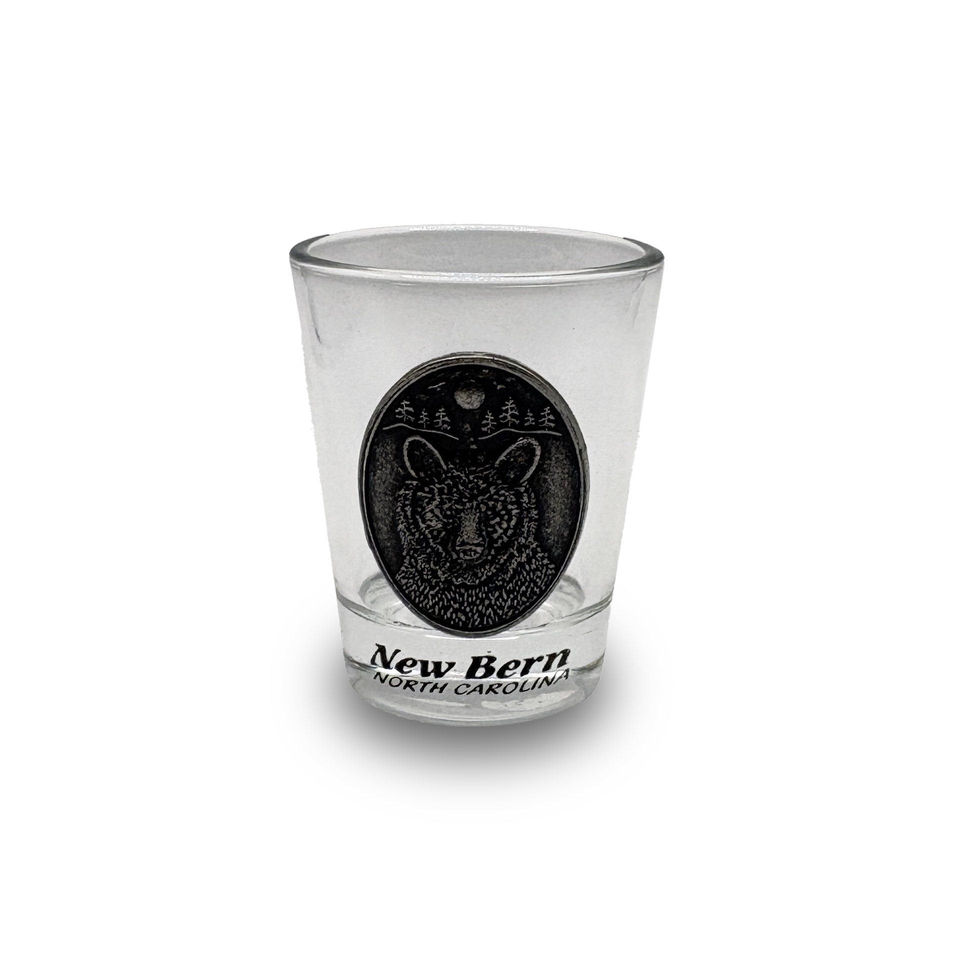 New Bern Glass Shot Glass