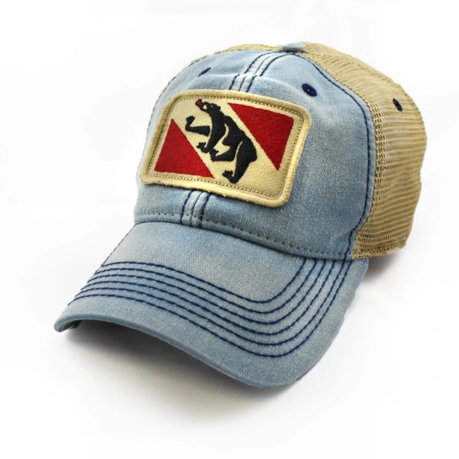 New Bern Flag Patch Trucker Hat